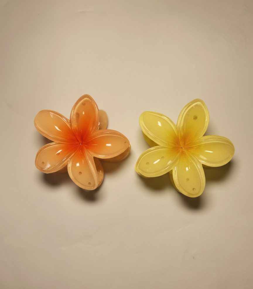 Set Of 2 Big Size Claw Hair Clips. Maya Luxe.