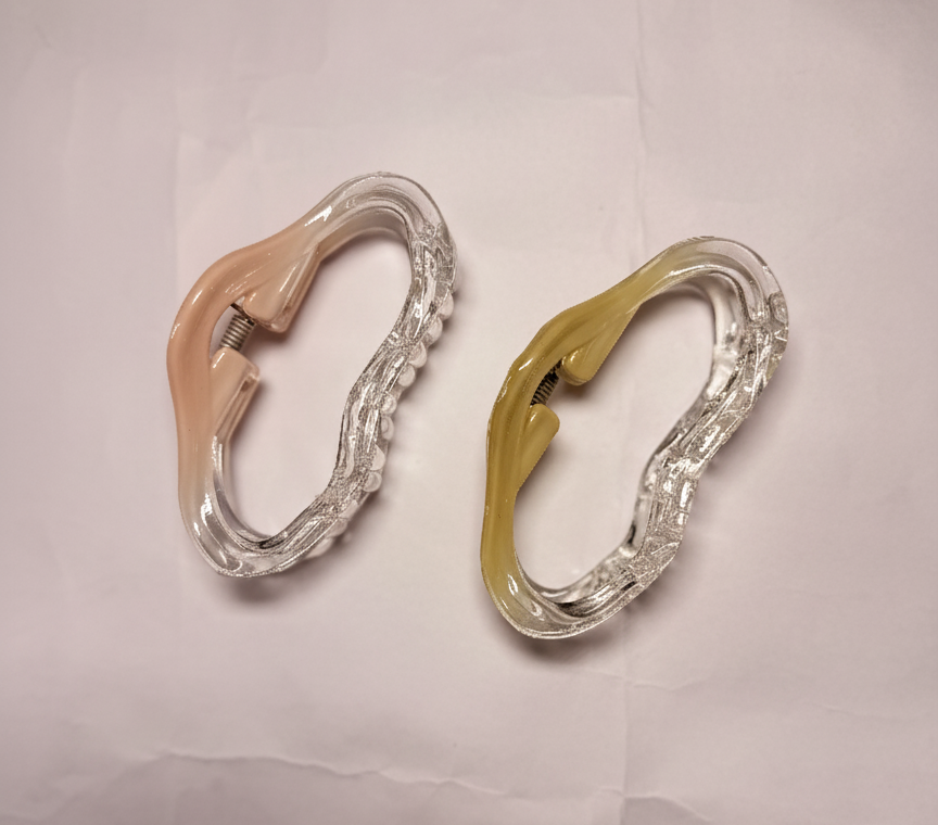 Set Of 2 Carabiners Hairclips. Maya Luxe.