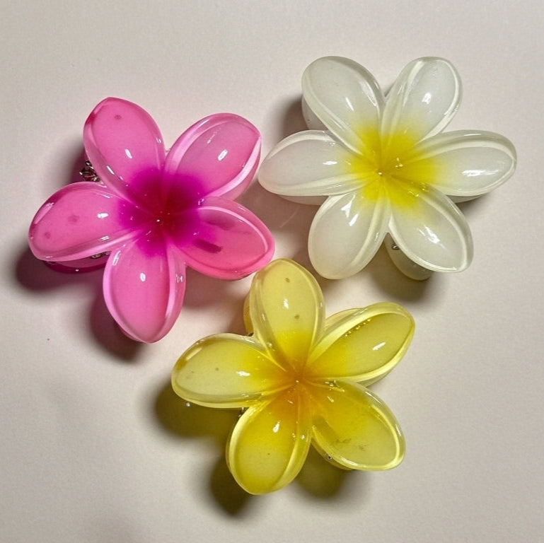 Set of 3 hair claw clips . Maya Luxe